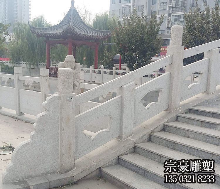 小區景觀石拱橋花崗巖欄桿雕塑 小區景觀石拱橋花崗巖欄桿雕塑