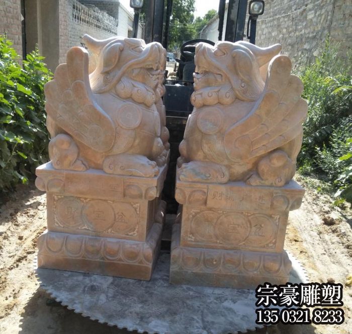 庭院小區(qū)門(mén)口創(chuàng)意鎮(zhèn)宅辟邪石雕貔貅雕塑 庭院小區(qū)門(mén)口創(chuàng)意鎮(zhèn)宅辟邪石雕貔貅雕塑